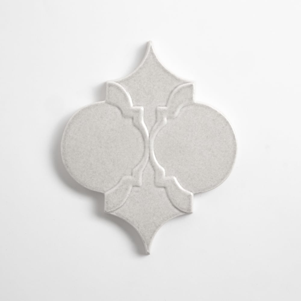 Cloud White Glossy Sofia Ceramic Accent Tiles 6×7 3/8