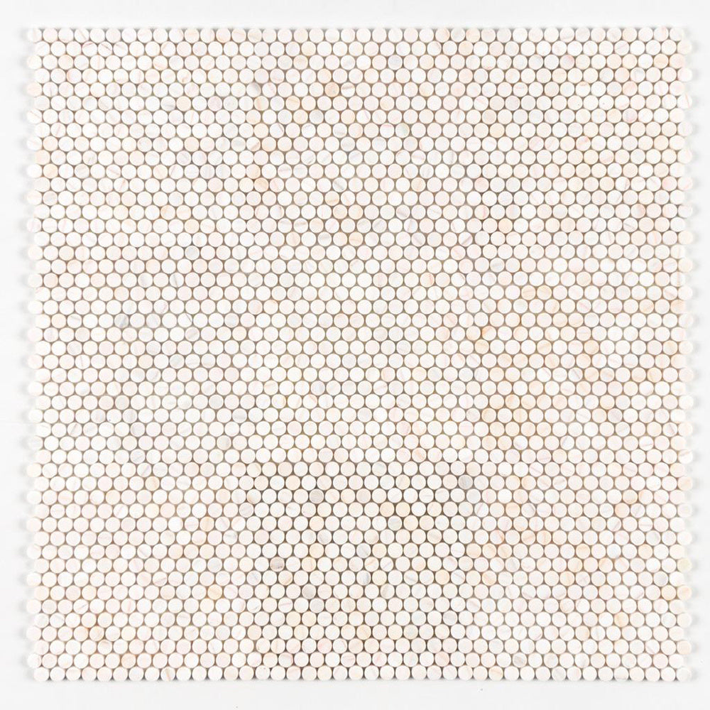 Marble Systems Confetti Honed Marble Confetti matte marble tile pattern swatch — available at Surface Group