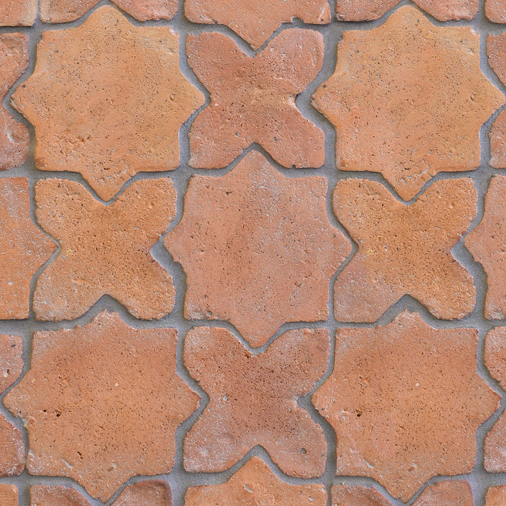 Marble Systems Cotto Med Terracotta Red matte terracotta tile pattern swatch — available at Surface Group