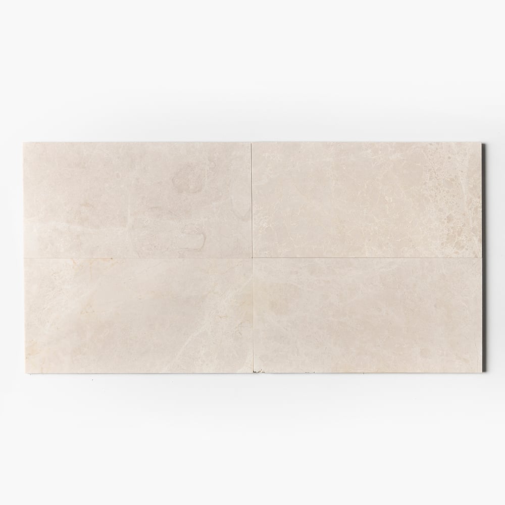 Marble Systems Crema Marfil T Collection Crema Marfil T glossy marble tile pattern swatch — available at Surface Group