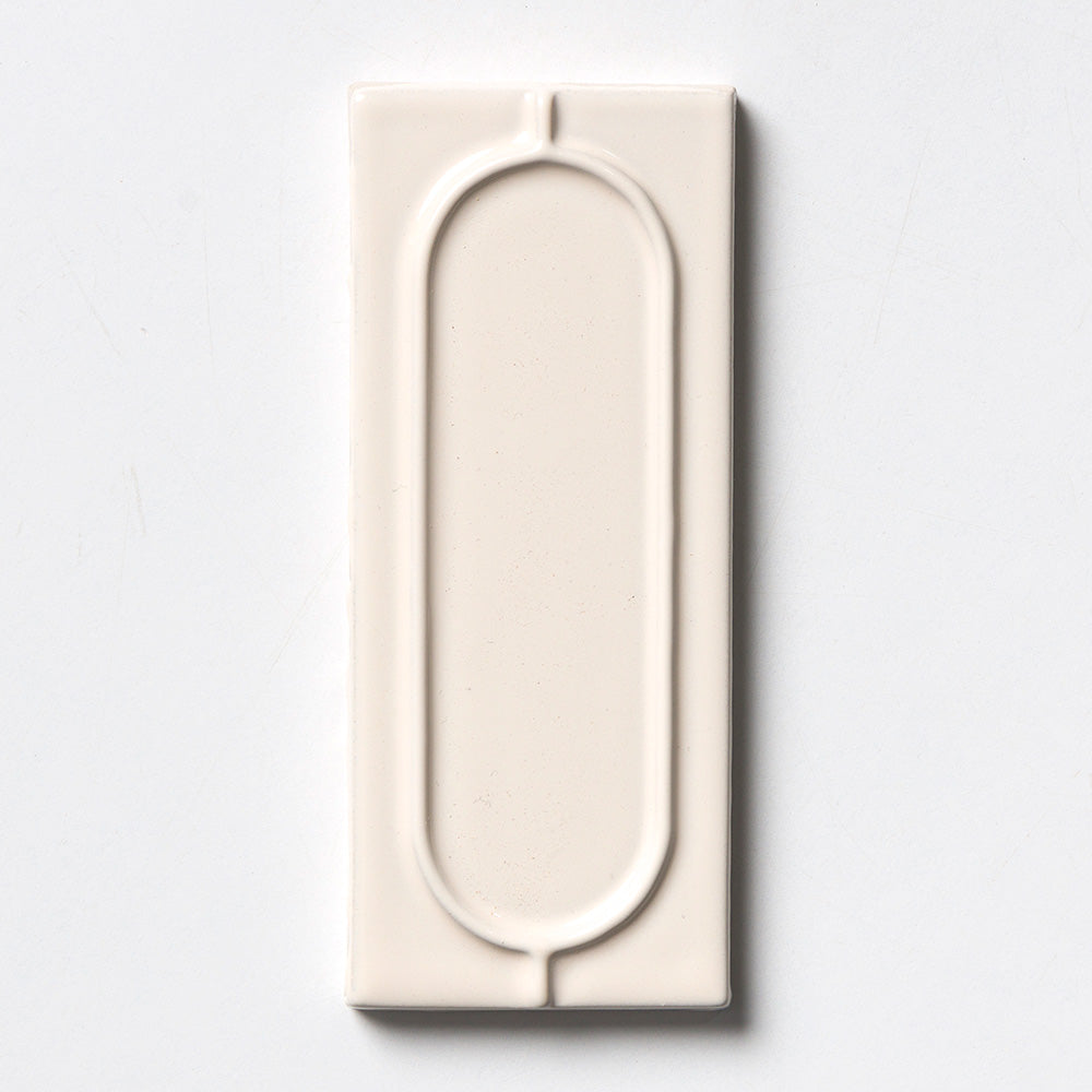 Ivory Glossy Sophee Ceramic Tile 2 1/2×6 Image