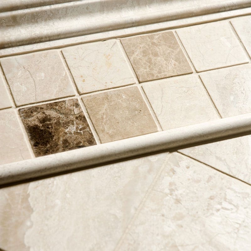 Marble Systems Diana Royal Polished Marble Diana Royal glossy marble tile collection mood board — available at Surface Group