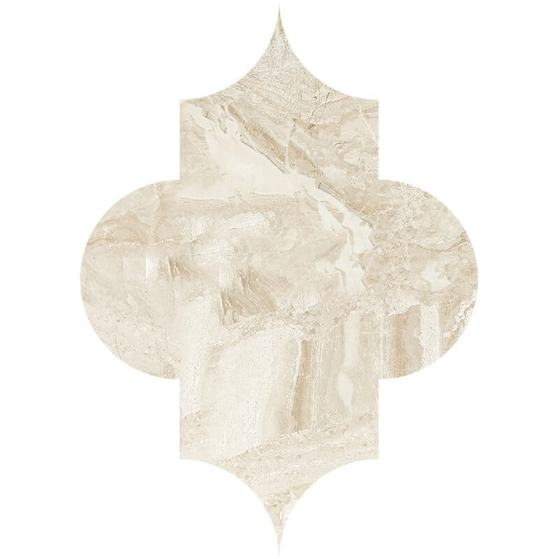 Arabesque Diana Royal Polished Marble Waterjet Decos 8×11 Image
