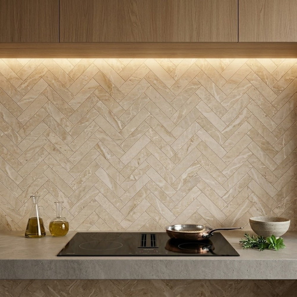 Diana Royal Polished Marble Tiles 6×12 (TL15288)