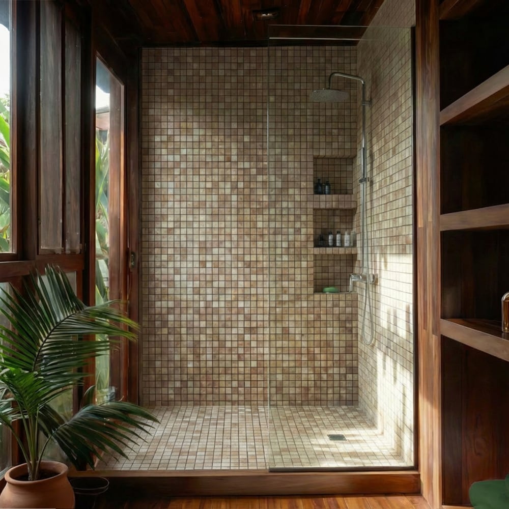 Diana Royal Polished 5/8×5/8 Marble Mosaics 12×12 (MS01171)