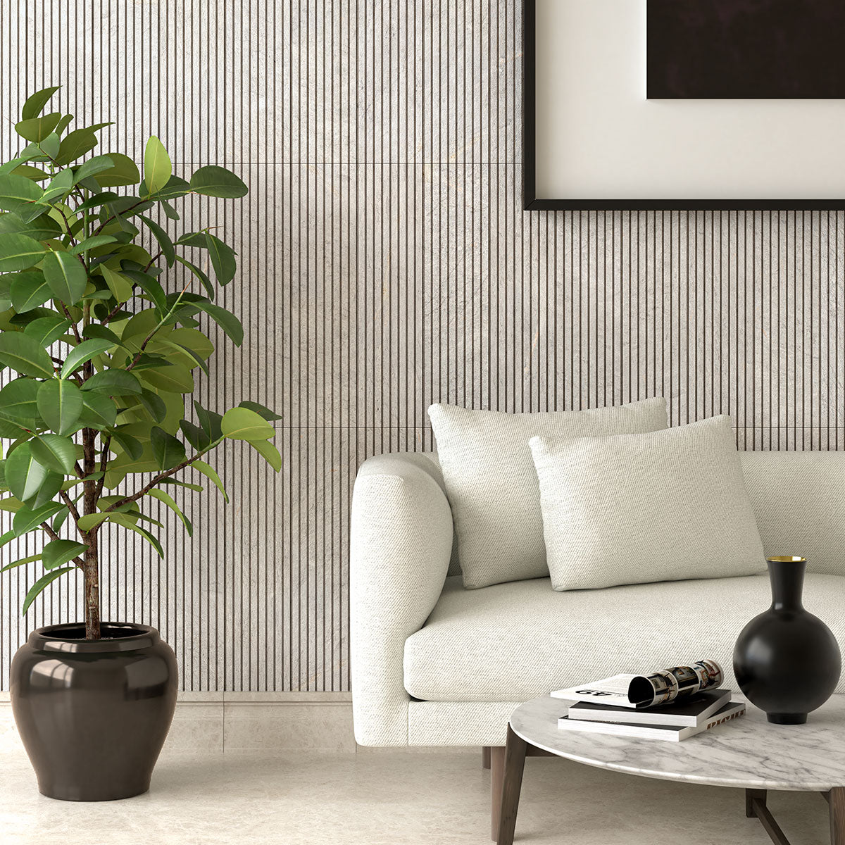 Silver Shadow Leather Ethan Marble Tile 6×24 (ML01104)