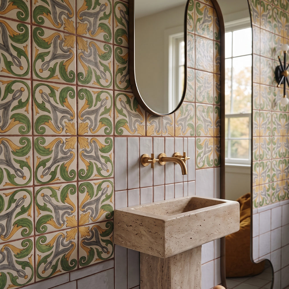 Tavira Matte Glazed Terracotta Tiles 6×6 (TL80909)