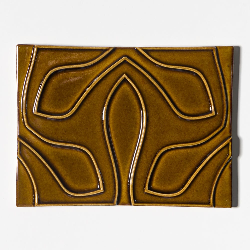 Creamy Leather Glossy Tioma Ceramic Accent Tiles 6×8 Image