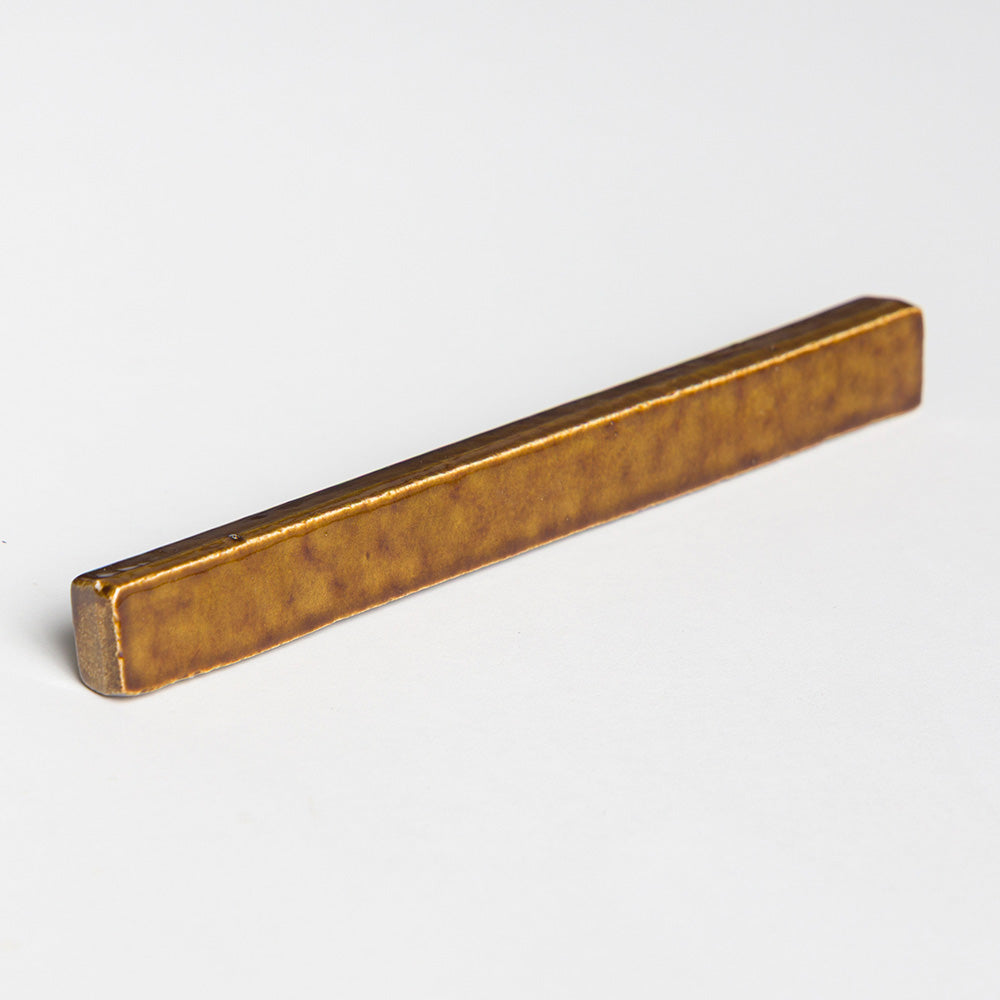 Creamy Leather Glossy Edge Trim Ceramic Moldings 5/8×6 Image