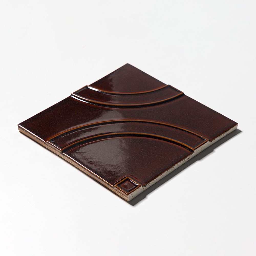 Rich Cinnamon Glossy Manukie Ceramic Accent Tiles 8×8 (TL80889)