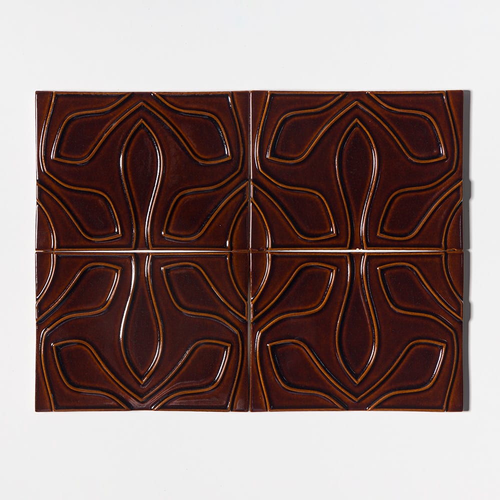 Rich Cinnamon Glossy Tioma Ceramic Accent Tiles 6×8 (TL80865)