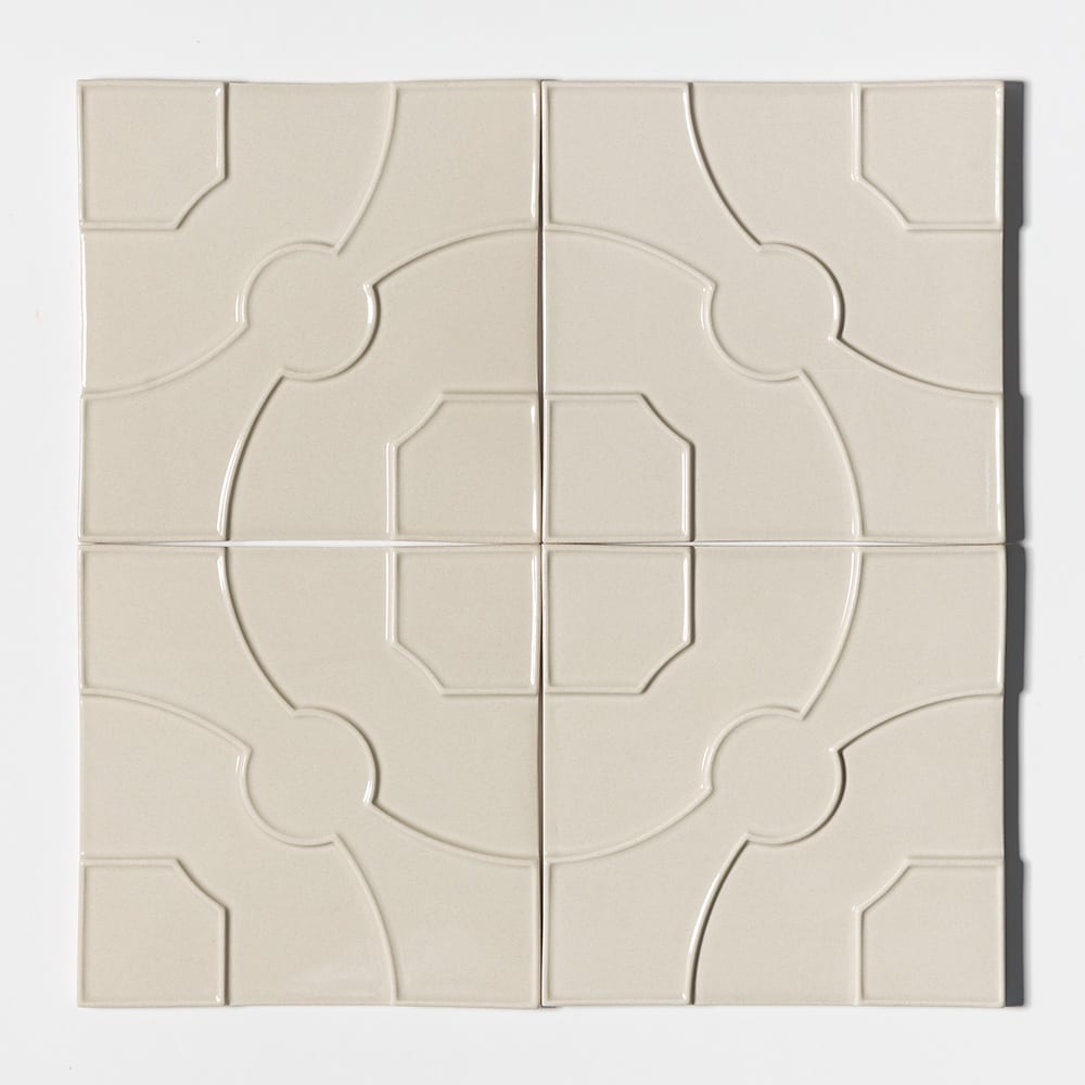 Winter Clay Glossy Lafonia Ceramic Accent Tiles 8×8 (TL80879)