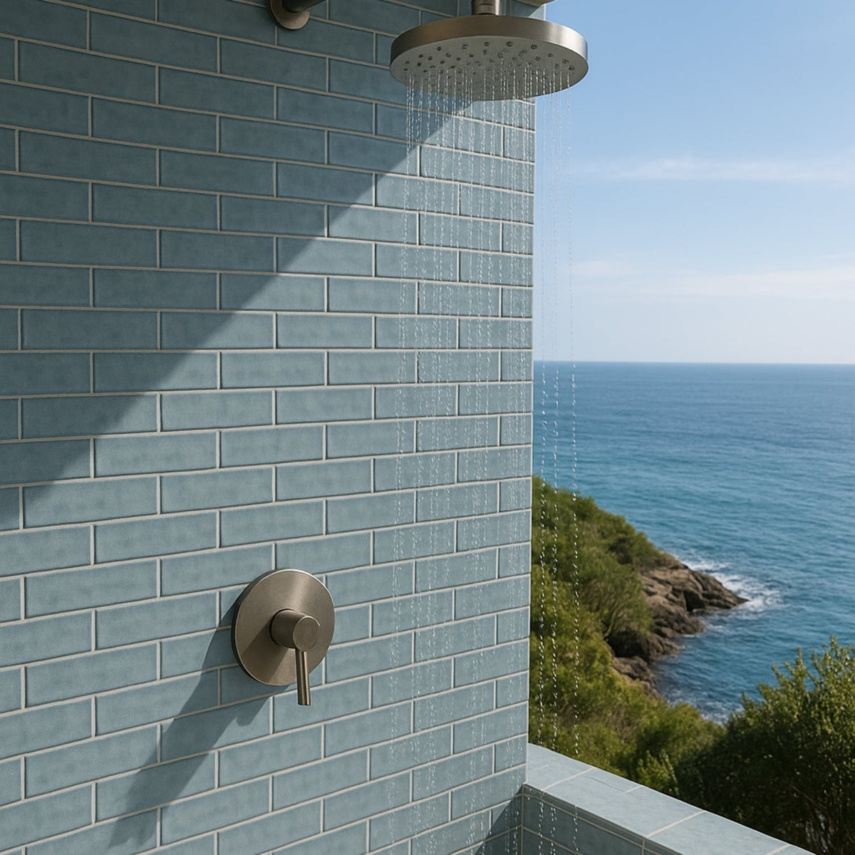 Brooklyn Glossy  Thin Brick Tiles 2 1/4×7 7/8 (TL80563)