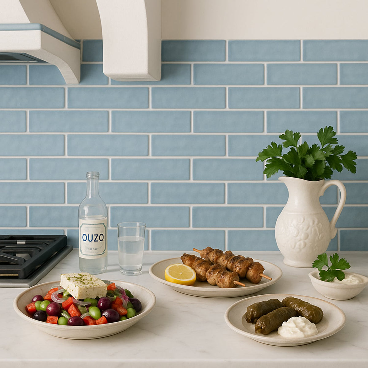 Brooklyn Glossy  Thin Brick Tiles 2 1/4×7 7/8 (TL80563)