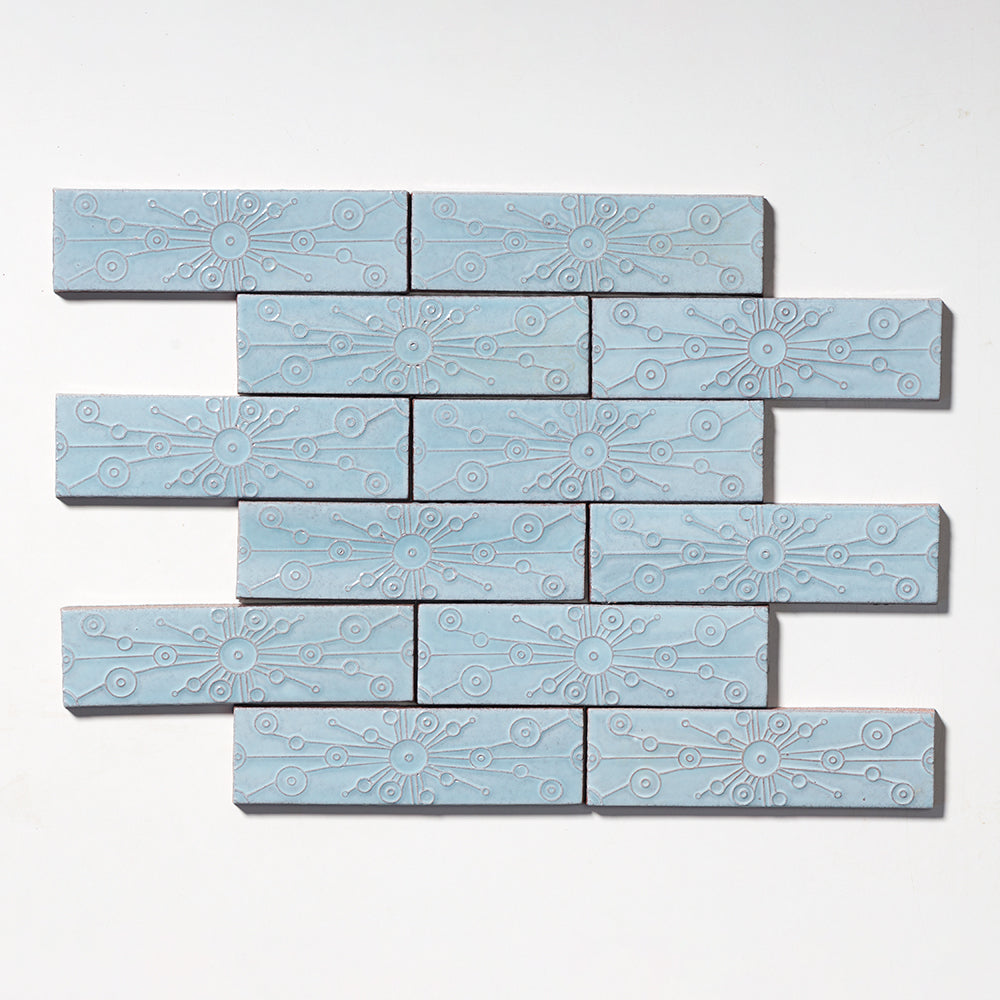 Marble Systems Forte Brick Studio Brooklyn glossy brick tile pattern swatch — available at Surface Group