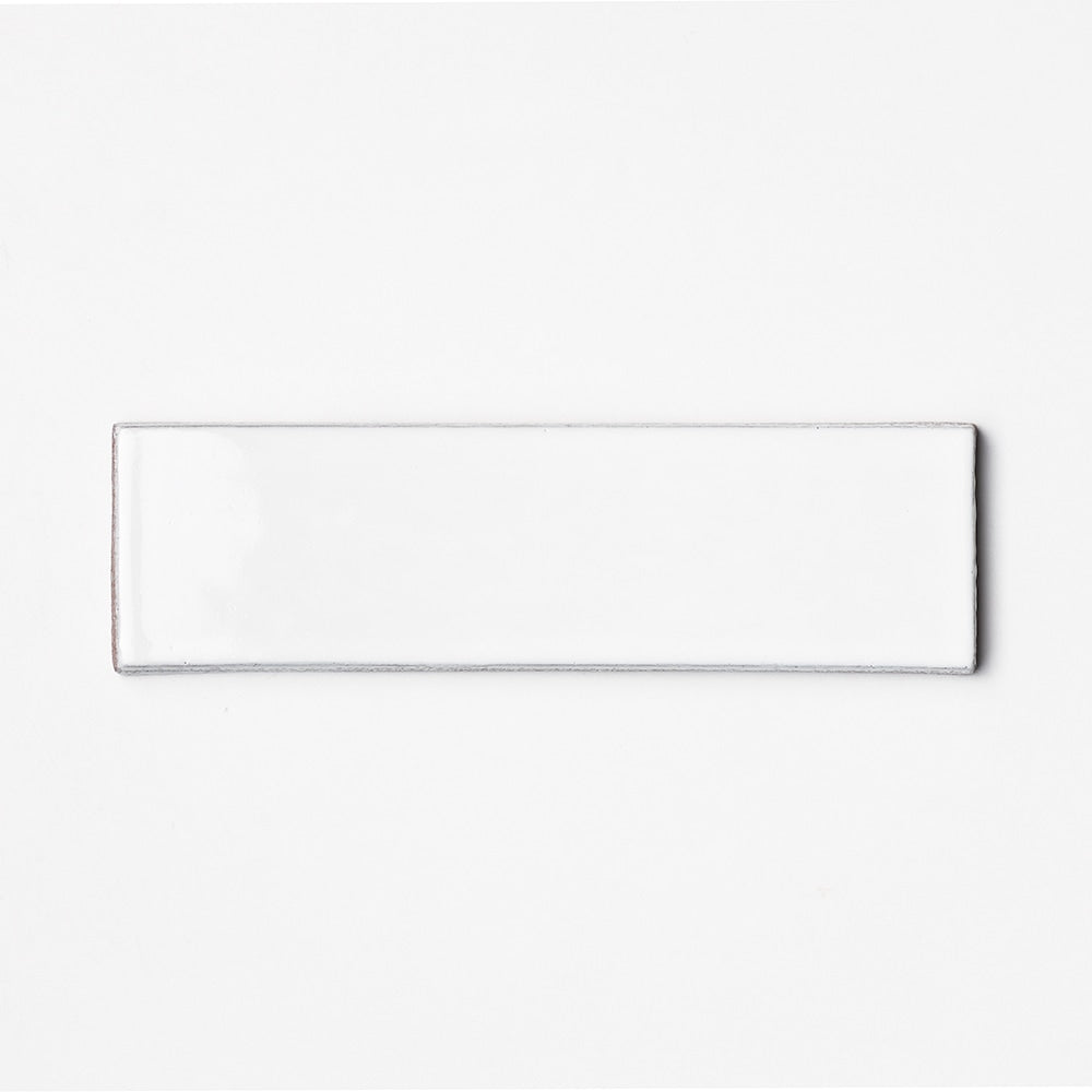 Royal White Glossy Ceramic Tile 2 1/4×7 7/8 Image