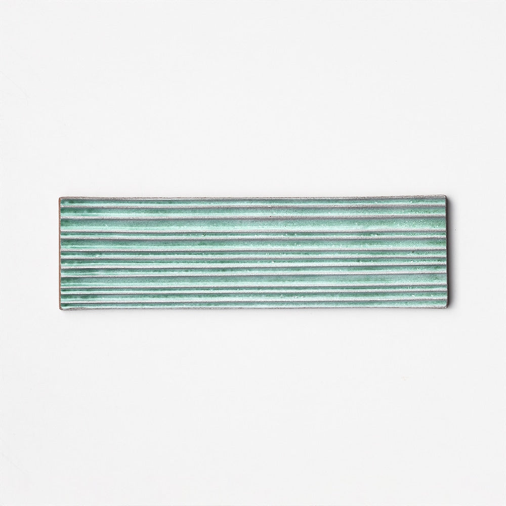 Sage Glossy Legato Ceramic Wall Decos 2 1/4×7 7/8 Image