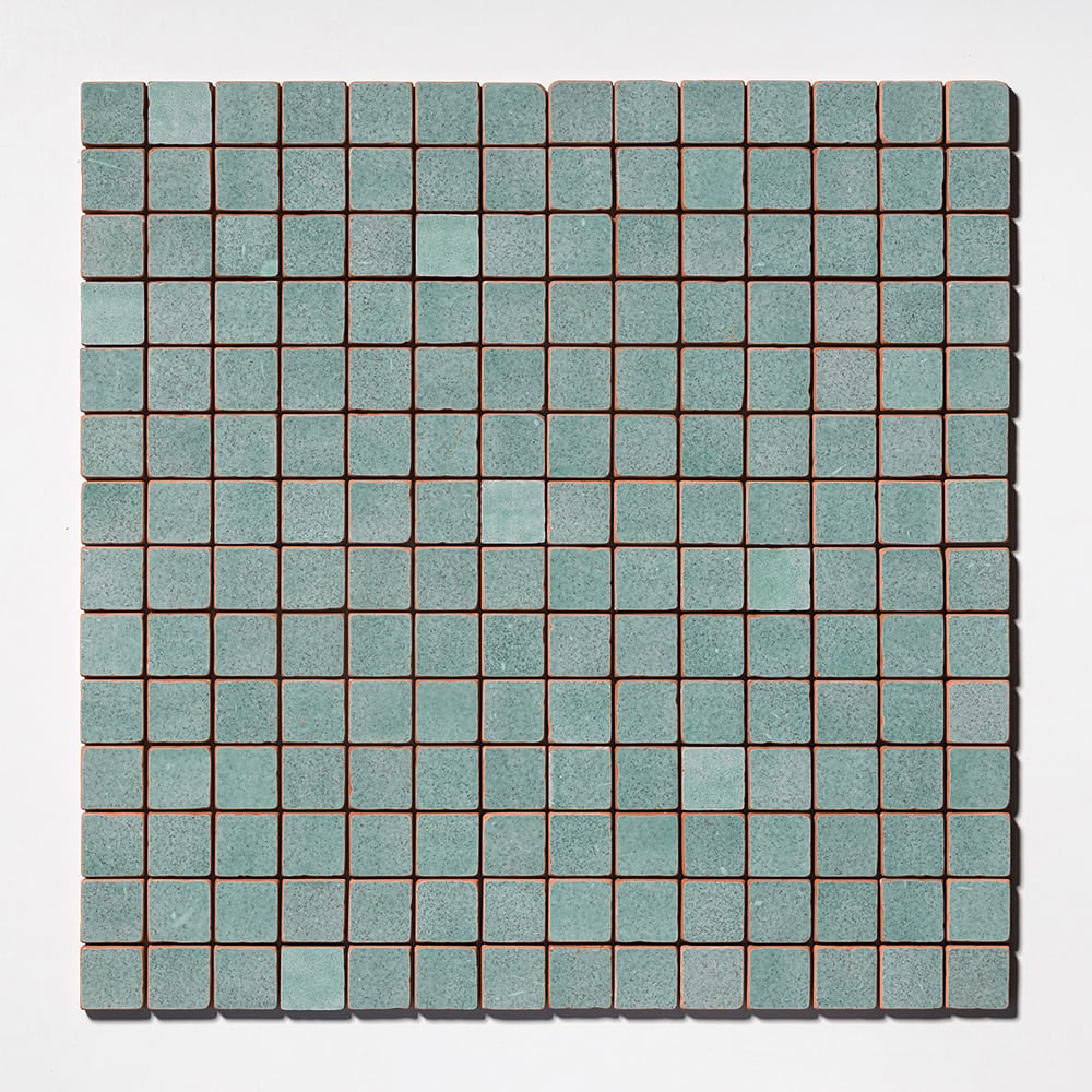 Marble Systems Forte Brick Studio Sage rugged terracotta tile pattern swatch — available at Surface Group