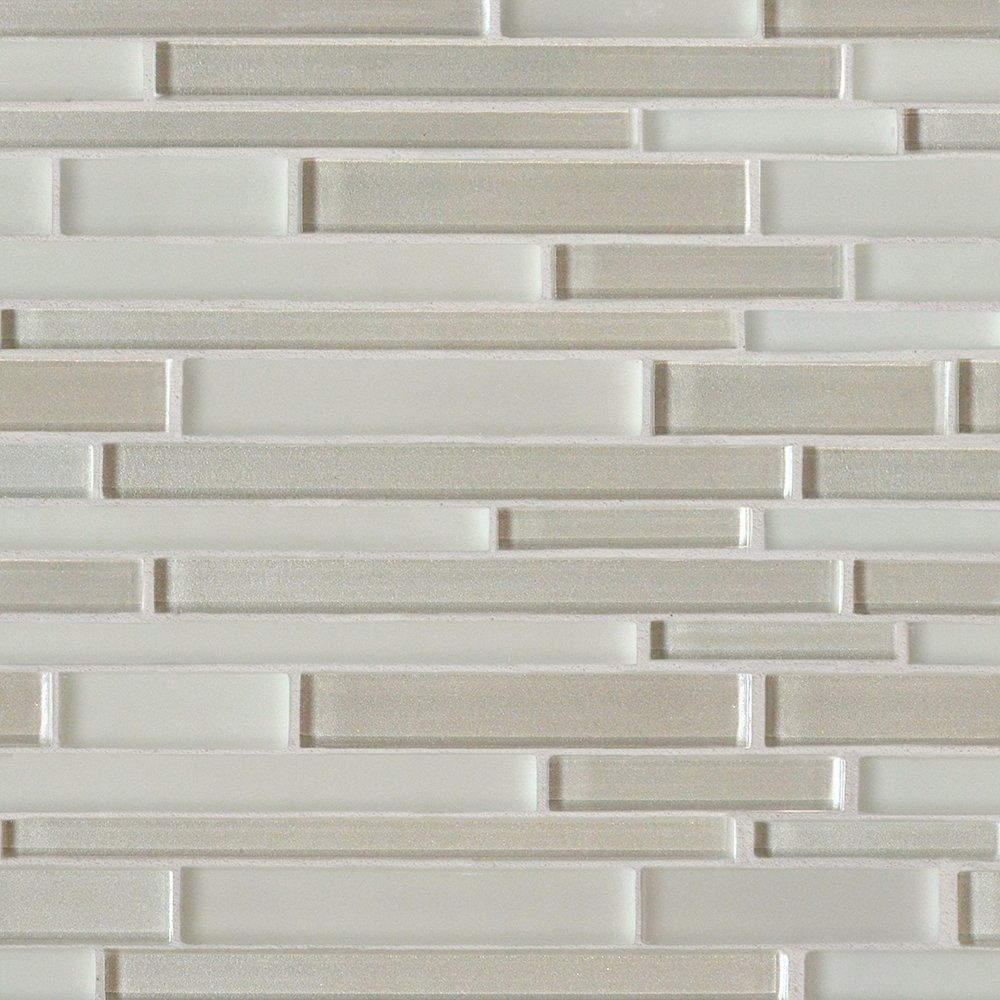 Marble Systems Frost glossy colored glass tile pattern swatch — available at Surface Group