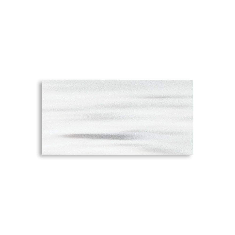 Frost White Honed Marble Tile 2 3/4×5 1/2 Image