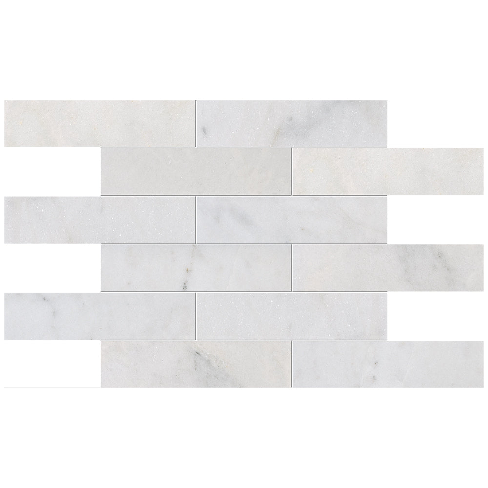 Marble Systems Glacier Marble Tile Glacier matte marble tile pattern swatch — available at Surface Group