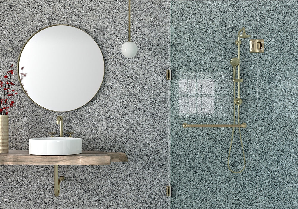 Luna Pearl Polished Granite Slab Random