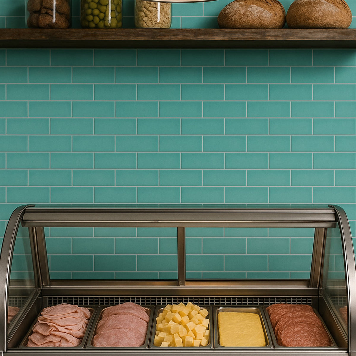 Grecianisle Matte Subway Glass Tile 3×9 (WQC10002)