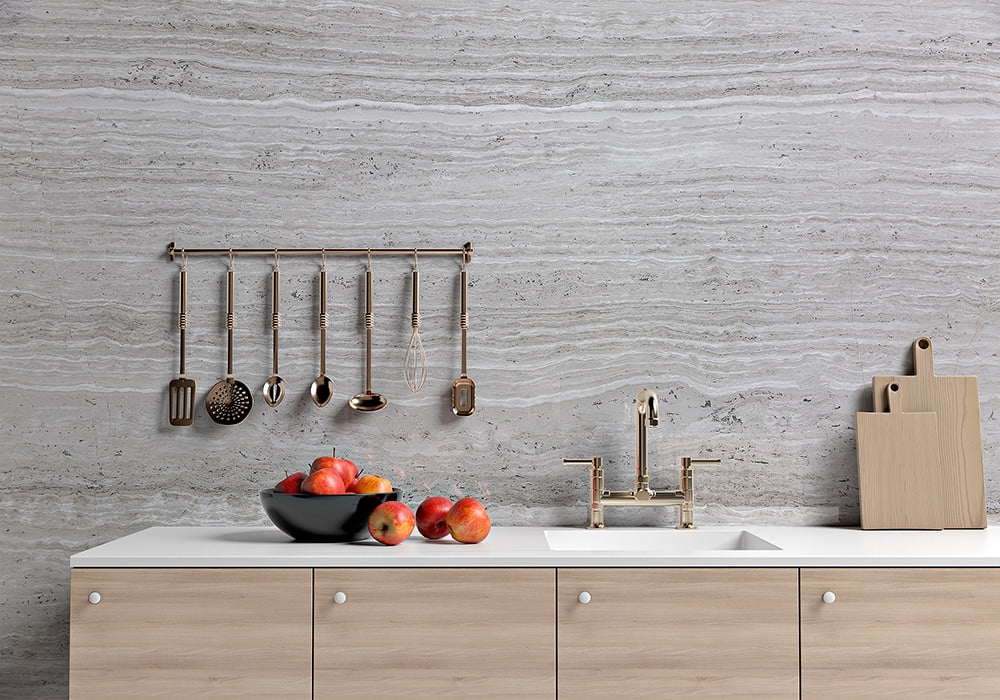 Haisa Light Polished Marble Slab Random 3/4 (SL10456)