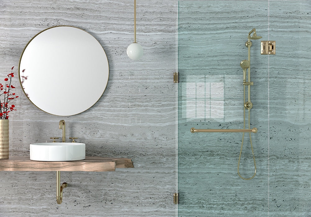 Haisa Light Polished Marble Slab Random 3/4 (SL10456)