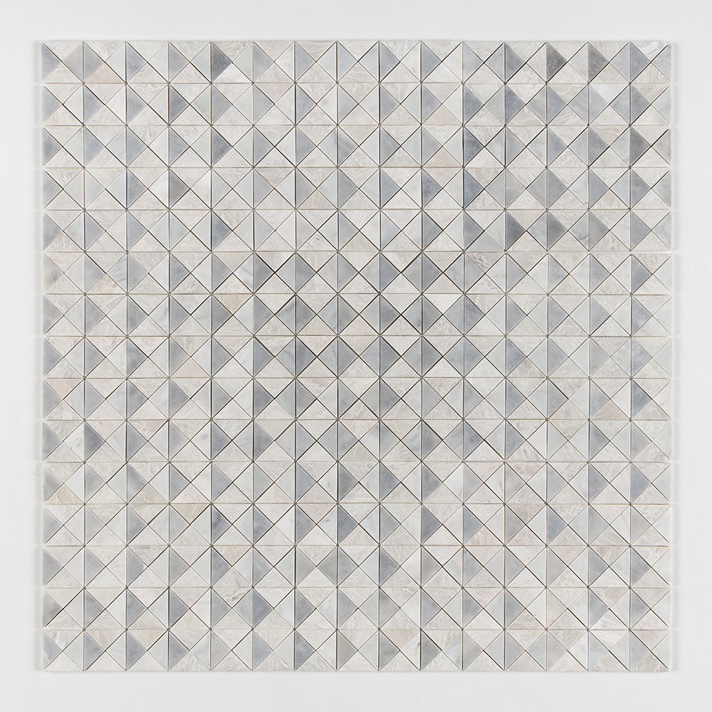 Marble Systems Iceberg Marble Iceberg Avenza Allure multi finish marble tile pattern swatch — available at Surface Group