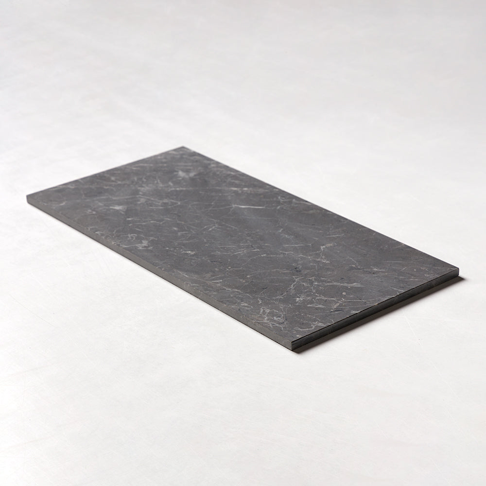 Iris Black Honed  Marble Tiles 12×24 (TL19268)
