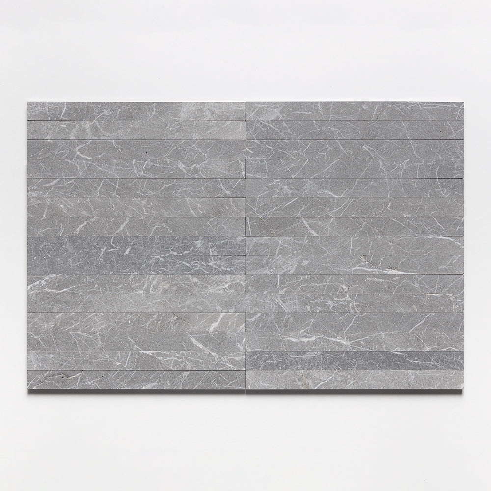Marble Systems Iris Black Marble Iris Black rugged marble tile pattern swatch — available at Surface Group