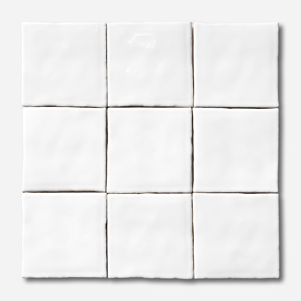 Marble Systems Kasbah Ceramic Royal White glossy ceramic tile pattern swatch — available at Surface Group
