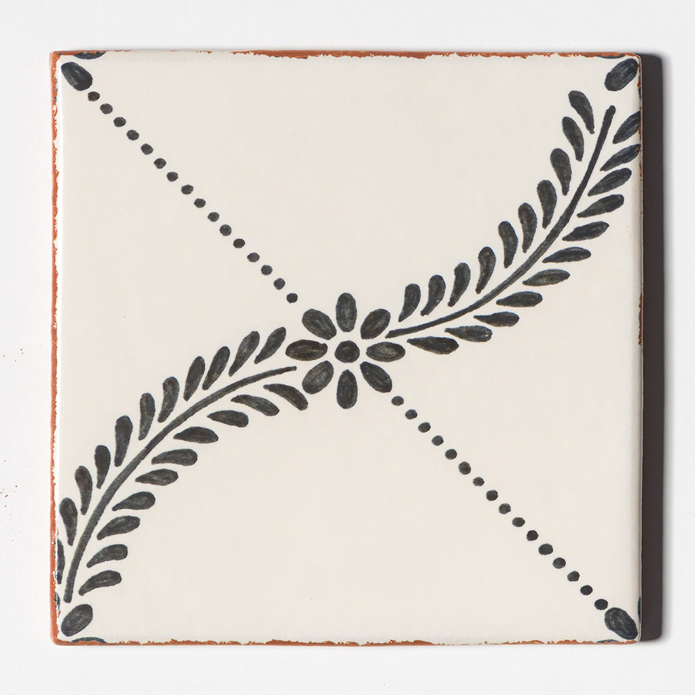 Tideway Matte  Terracotta Tile 6×6 Image