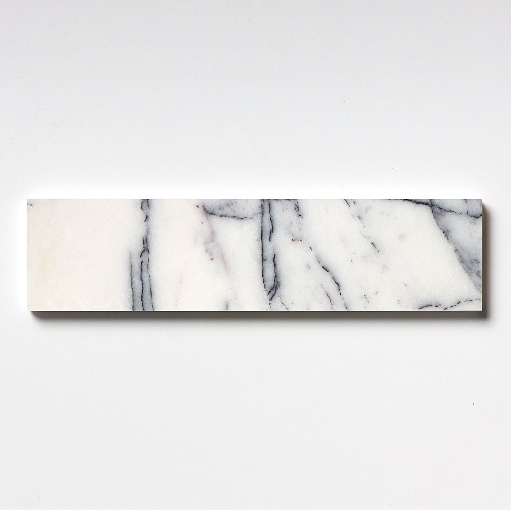 Lilac Honed Subway Marble Tiles 3×12