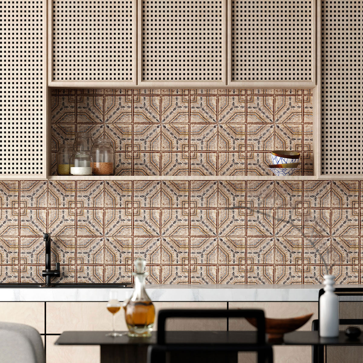 Titian Glossy  Terracotta Tile 6×6 (TL80753)