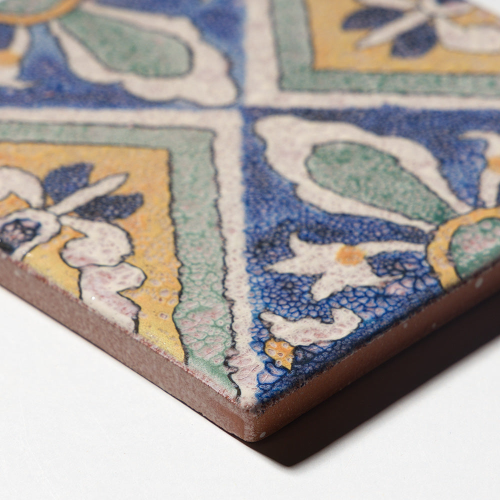 Botticelli Glossy  Glazed Terracotta Tiles 6×6 (TL80752)