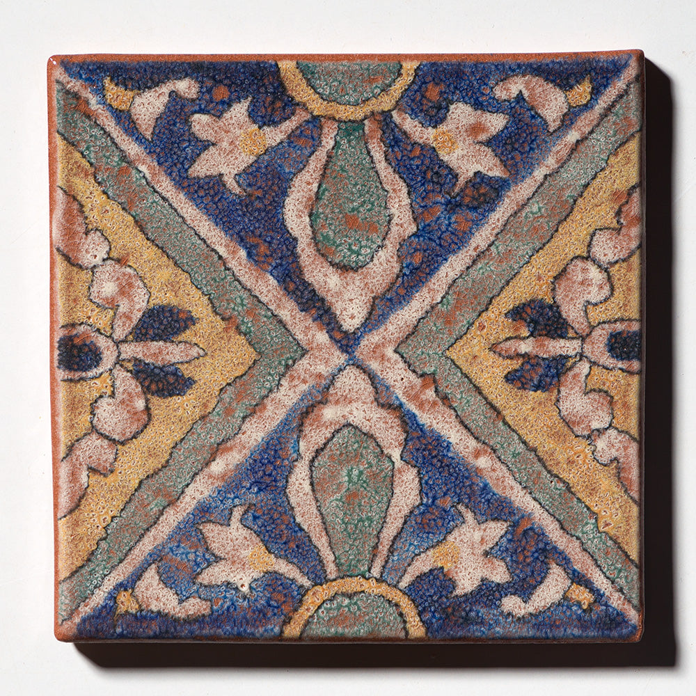 Tintoretto Glossy  Terracotta Tile 6×6 Image