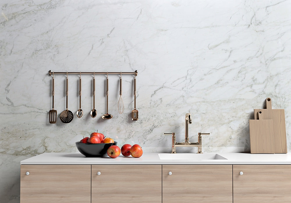 Calacatta Gold Polished Marble Slab Random 1 1/4 (SL10262)
