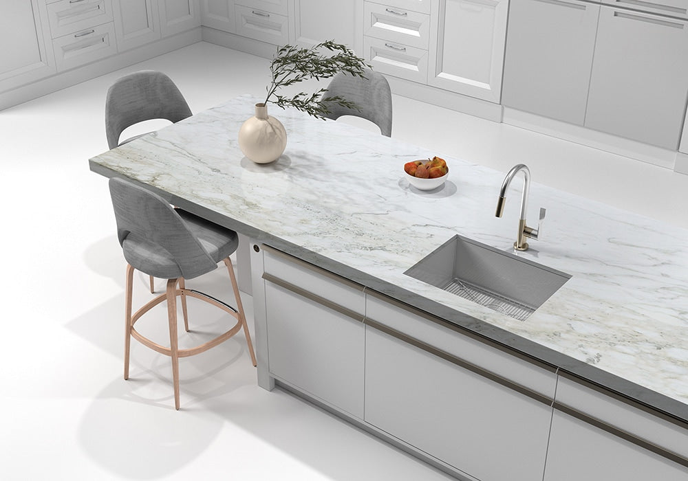 Calacatta Gold Polished Marble Slab Random 1 1/4 (SL10262)