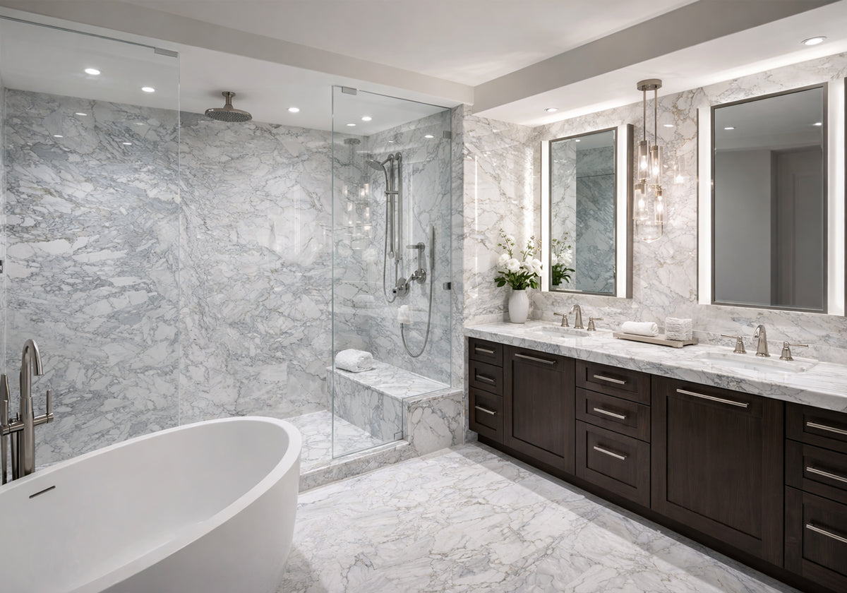 Calacatta Gold Supreme Polished Marble Slab Random (SL90502)