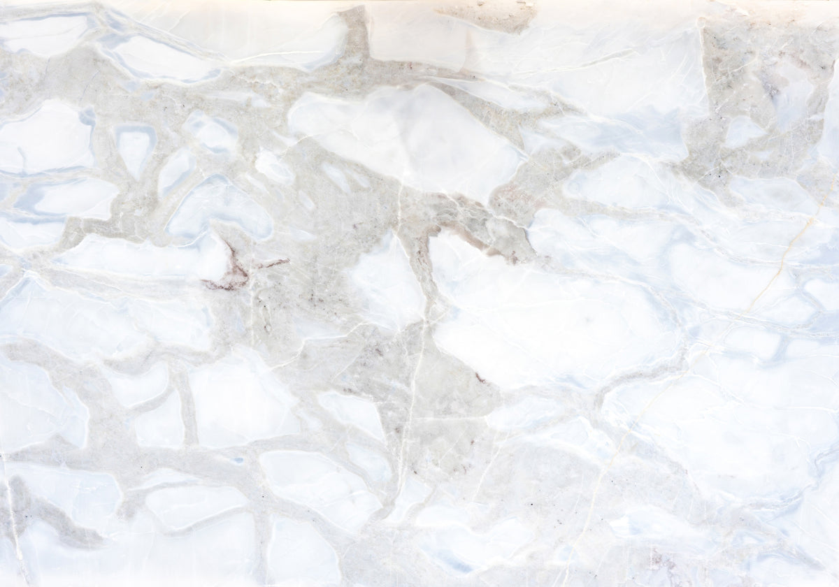 Dover Blue Polished Marble Slab Random