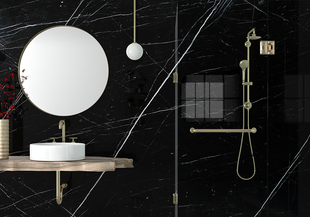 Negro Marquina Polished Marble Slab Random 1 1/4 (SL10499)