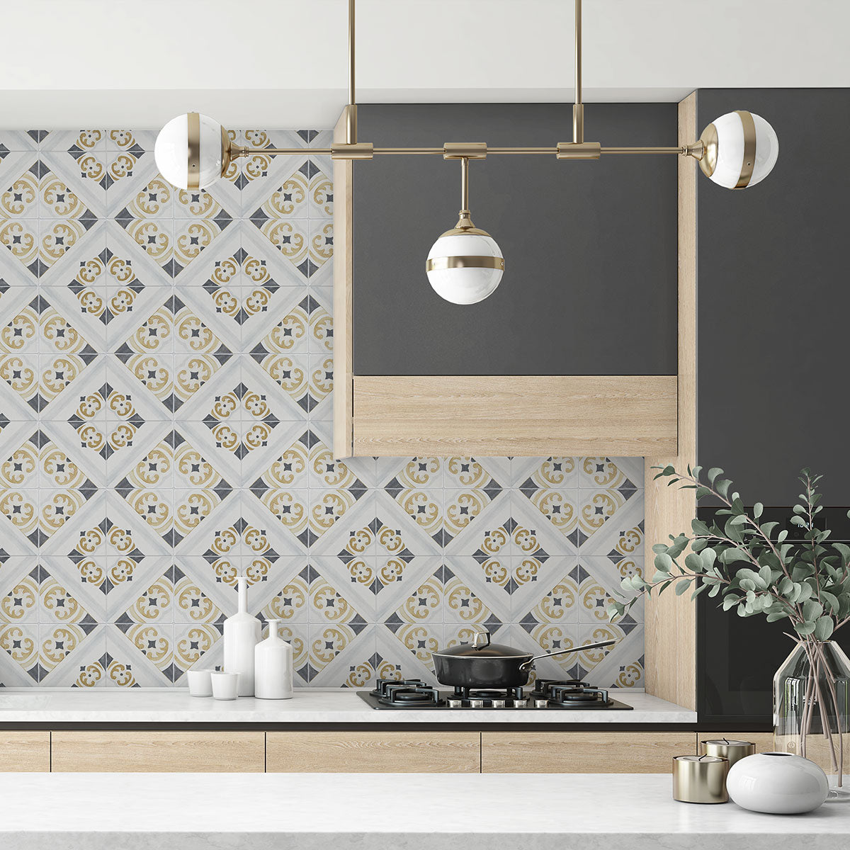 Catania Classic Glazed Ceramic Tiles 8×8