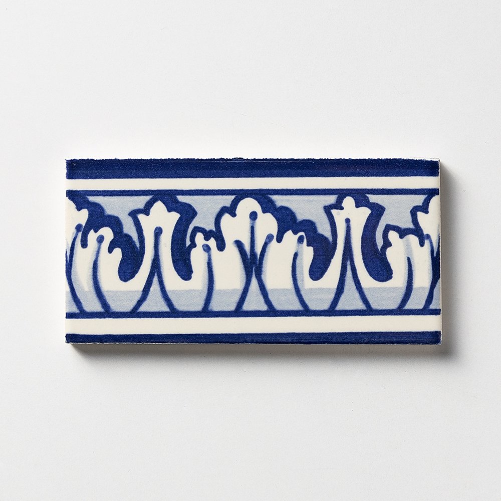 307 Blue Glazed Ceramic Borders 3×6 Image