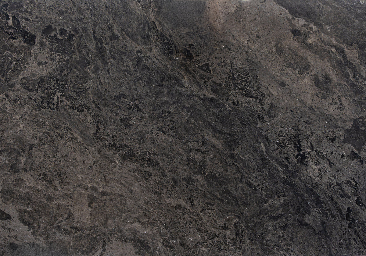 Mystic Brown  Leather Travertine Slab Random