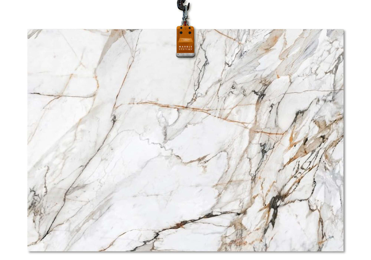 Calacatta Luxe Cl01r Polished Sintered Stone Slab 125×63