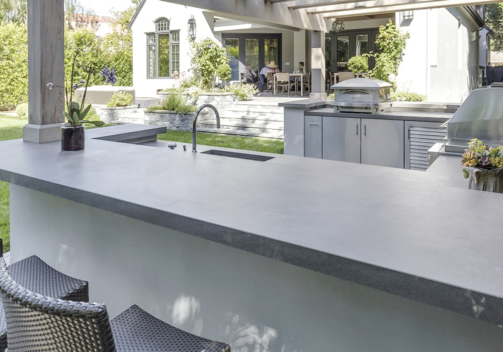 Basalt Grey Satin Sintered Stone Slab 125×63 (WNE10091)
