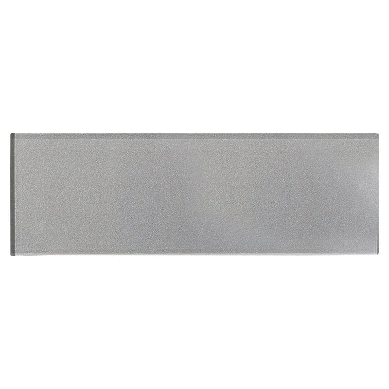Nickel Metallic Subway Glass Tiles 3×9