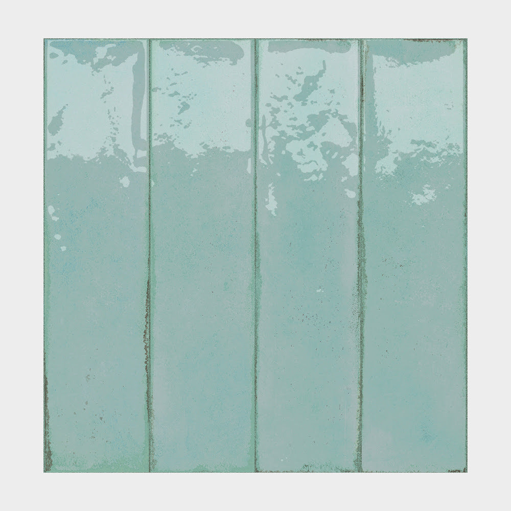 Marble Systems Novita Porcelain Fusion Acquamarina glossy porcelain tile pattern swatch — available at Surface Group